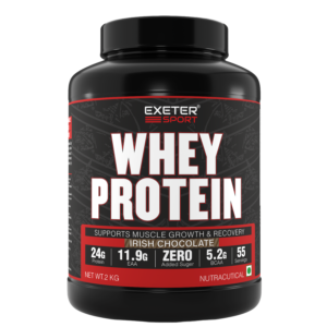 Exeter Sport Whey Protein |24g Protein | 11.9g EAA | 5.2g BCAA