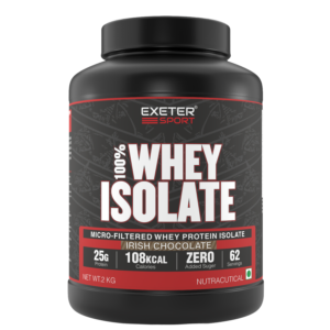 Exeter Sport 100% Whey Protein Isolate | 25g Protein | 6.6g Bcaa