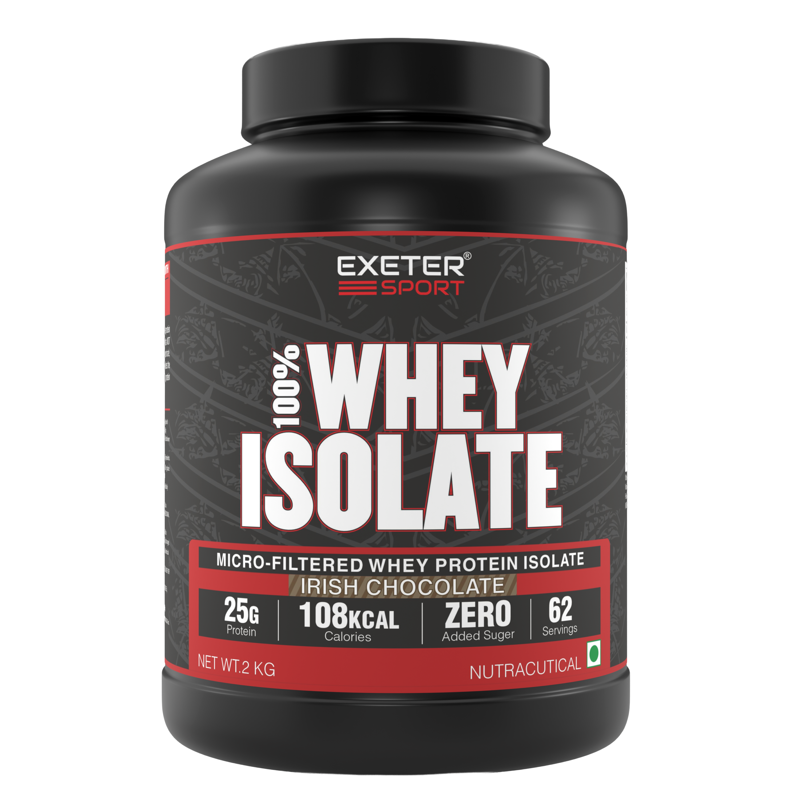 Exeter Sport 100% Whey Protein Isolate | 25g Protein | 6.6g Bcaa